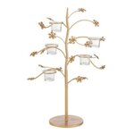 Paris Prix Bougeoir Design en Métal  Curama  54cm Or