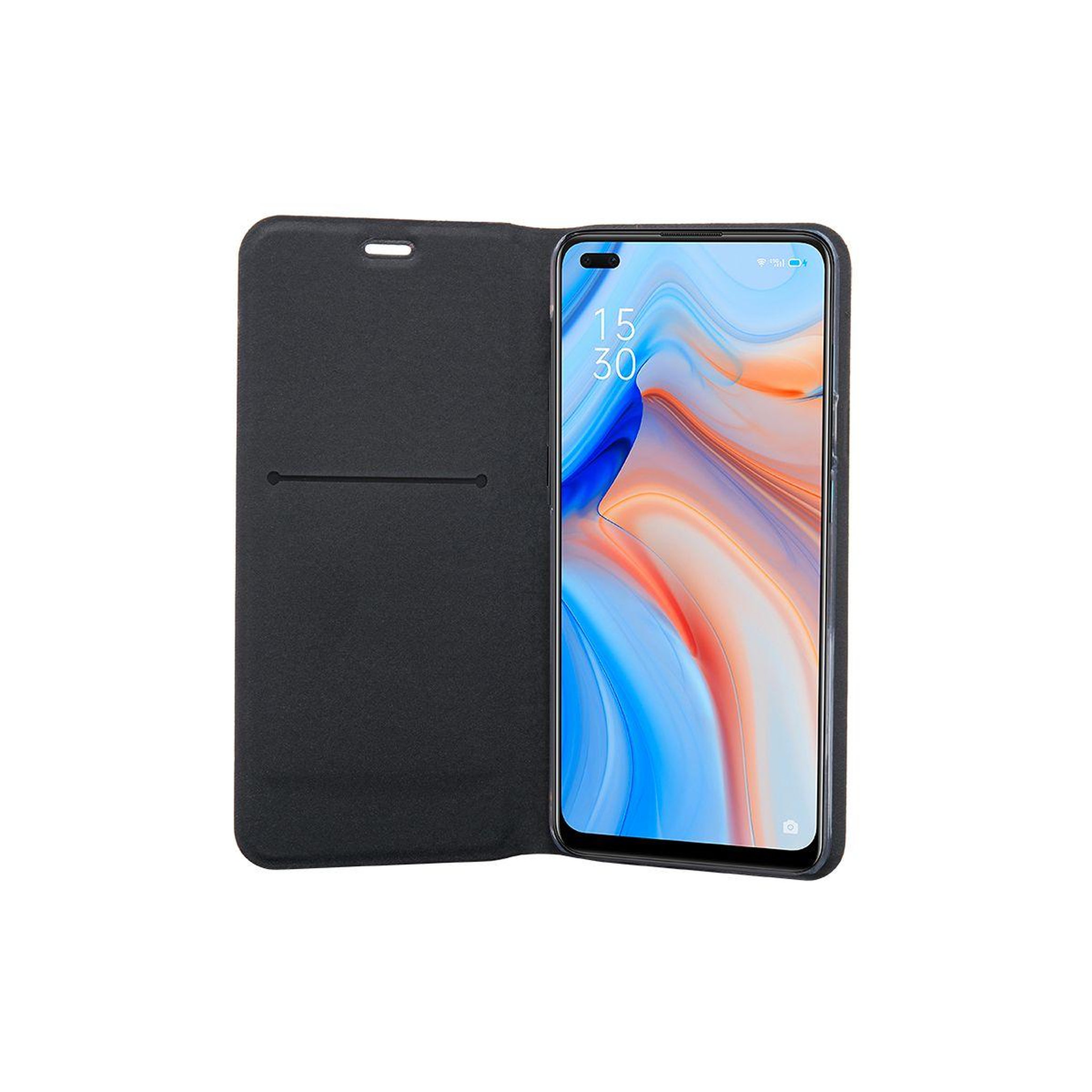 Voir la diapositive 3 : Bigben Connected Etui Oppo Reno 4 Stand noir