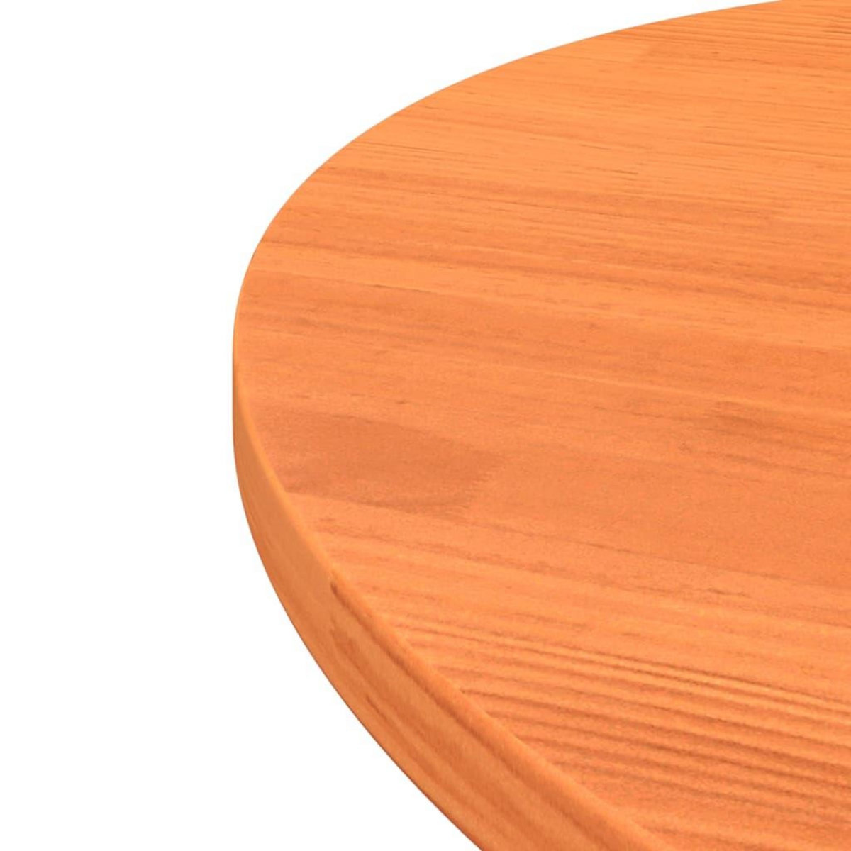 VIDAXL Dessus de table rond cire marron Ø70x2,5 cm bois de pin massif