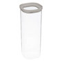 Voir la diapositive 1 : FIVE Bocal en Verre  Hermet  2L Transparent & Beige