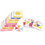 Paris Prix Jeu de 10 Cartes Éducatives  J'apprends les Formes  19cm Multicolore