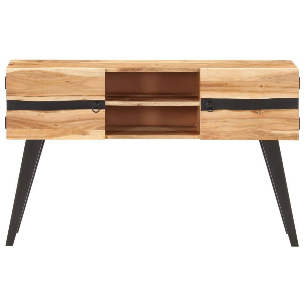 VIDAXL Buffet 120x30x75 cm Bois d'acacia solide