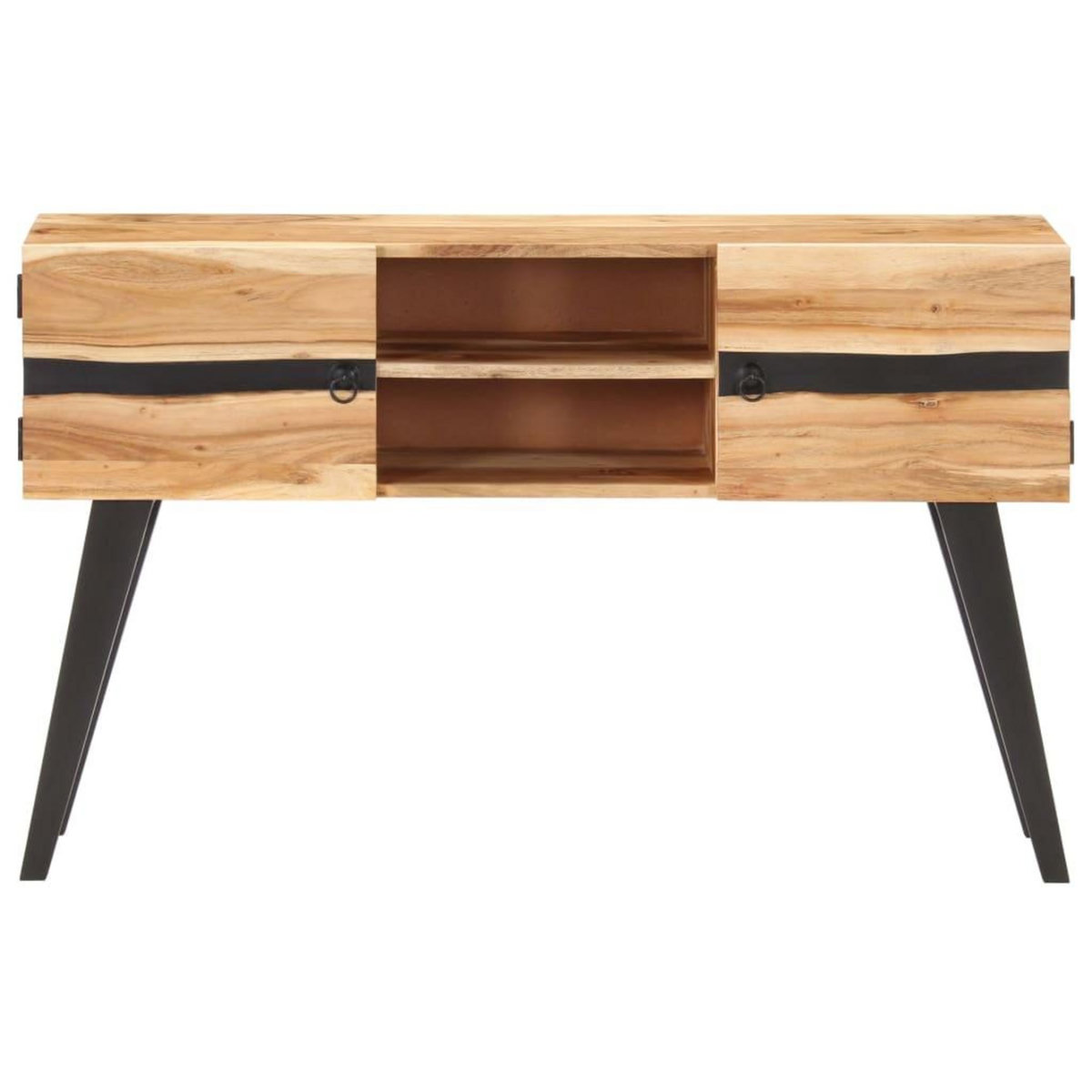 VIDAXL Buffet 120x30x75 cm Bois d'acacia solide