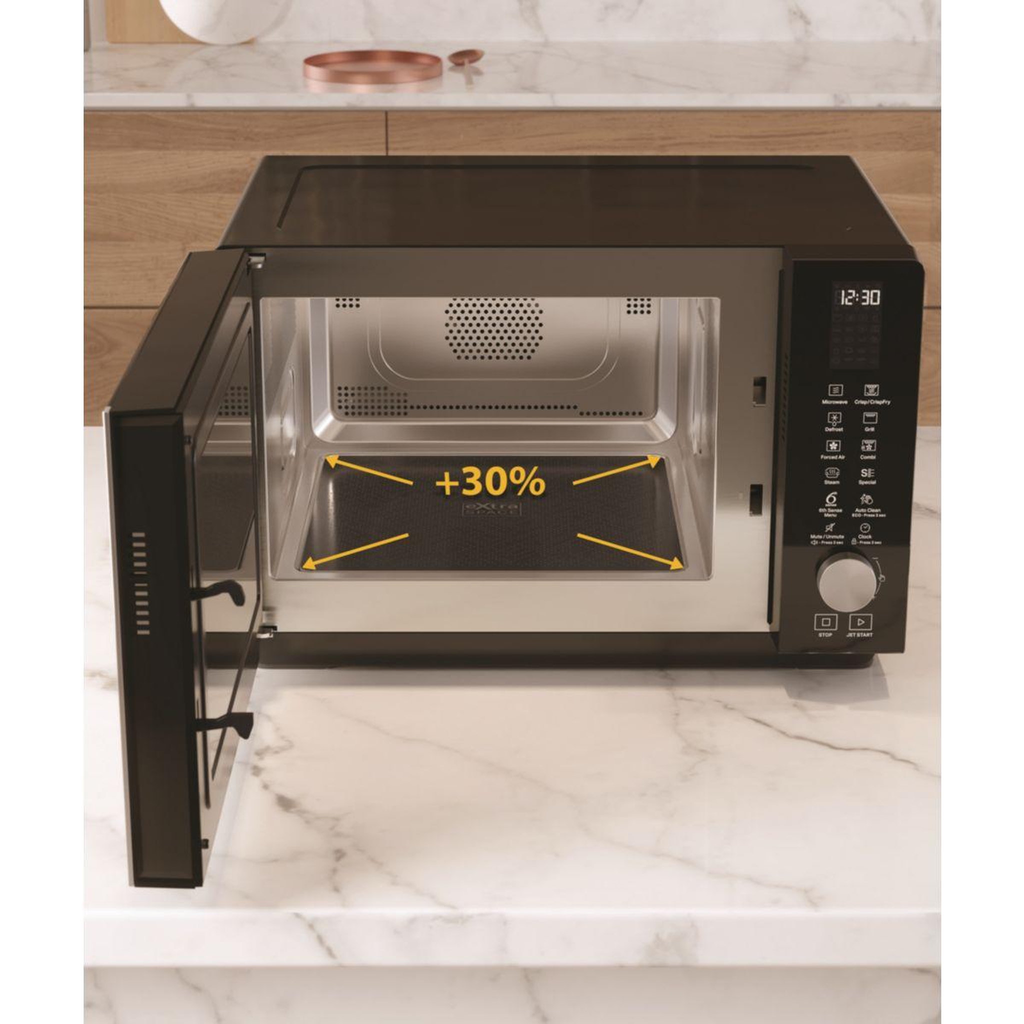 Voir la diapositive 3 : Whirlpool Micro ondes combiné MWF259B