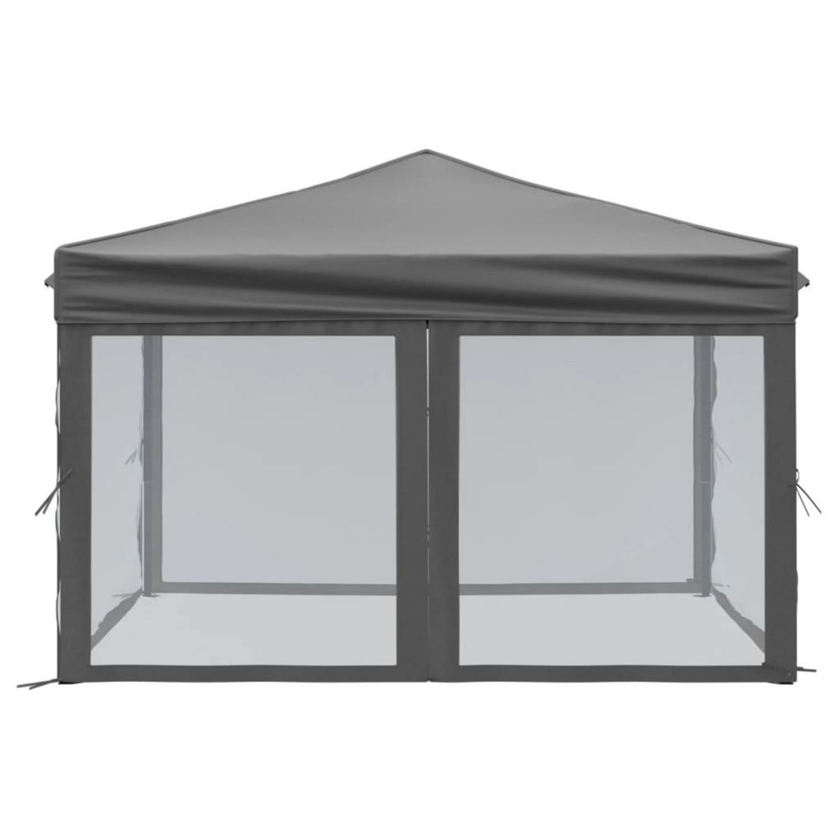 VIDAXL Tente de reception pliable avec parois Anthracite 3x3 m