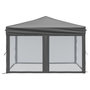 Voir la diapositive 4 : VIDAXL Tente de reception pliable avec parois Anthracite 3x3 m