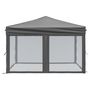 Voir la diapositive 4 : VIDAXL Tente de reception pliable avec parois Anthracite 3x3 m