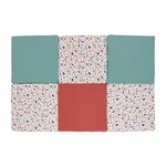 TINEO Maxi tapis d'éveil Malin - TINEO - Tapis évolutif 5-en-1 - 180 x 120 cm - Géométrique / Animaux rigolos