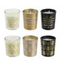 Voir la diapositive 1 : Paris Prix Coffret 6 Bougies Parfumées  Home Art  5cm Vanille