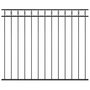 Voir la diapositive 1 : VIDAXL Panneau de cloture Acier 1,7x1,5 m Noir