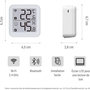 Voir la diapositive 3 : KONYKS Thermometre et Hygrometre - KONYKS - Termo 2 - Intérieur - Détecteur de température + humidité - Wifi - Grand écran - Blanc