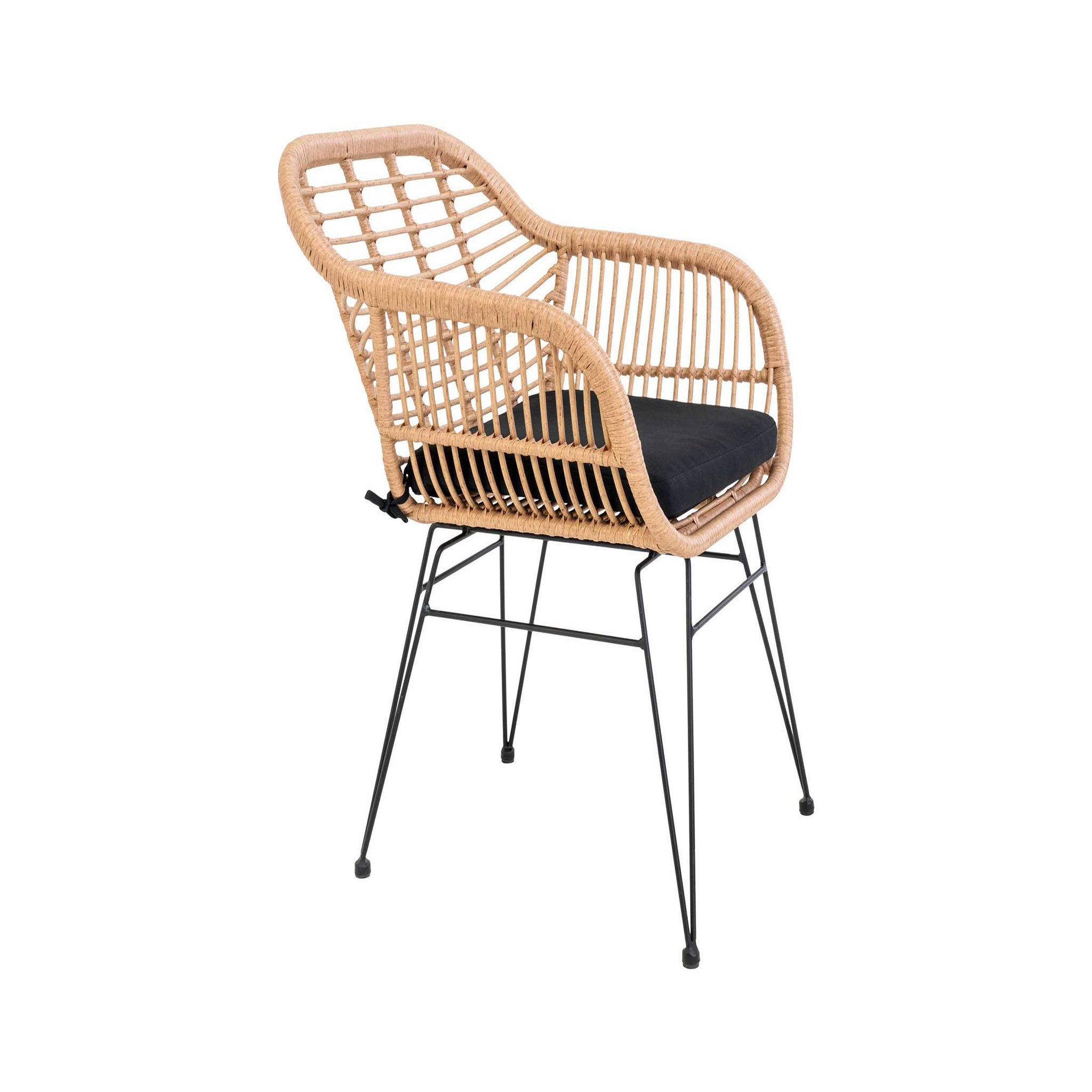 Voir la diapositive 5 : LISA DESIGN Candelaria - lot de 2 chaises - en poly rotin