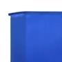VIDAXL Paravent 5 panneaux Tissu 600 x 120 cm Bleu azure