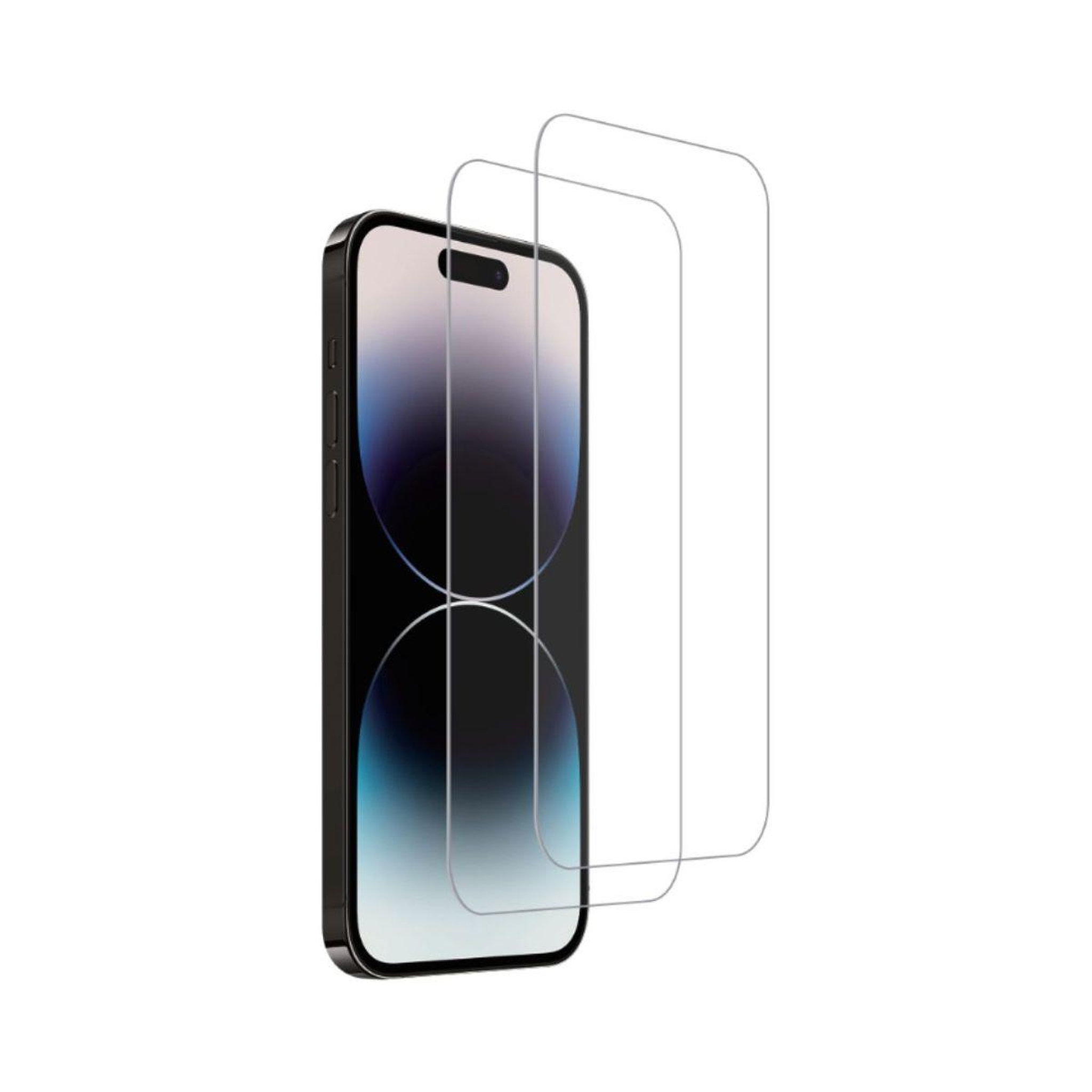 Voir la diapositive 2 : ESSENTIEL B Protège écran iPhone 15/15 Pro/16 Verre trempé