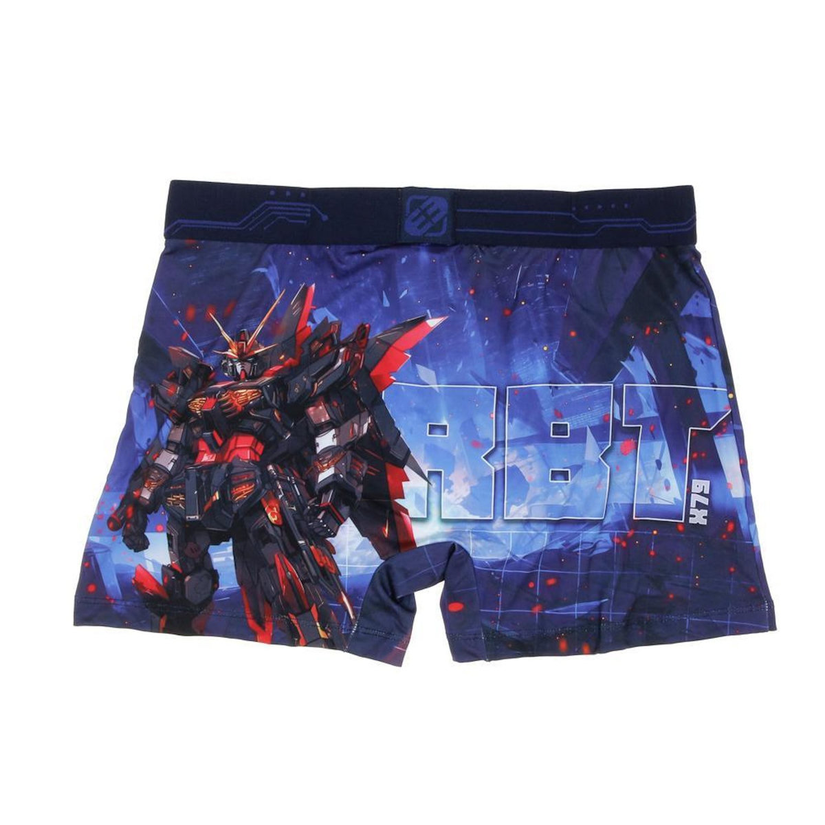 FREEGUN Boxer Bleu/Noir à Imprimés Homme Freegun NIN