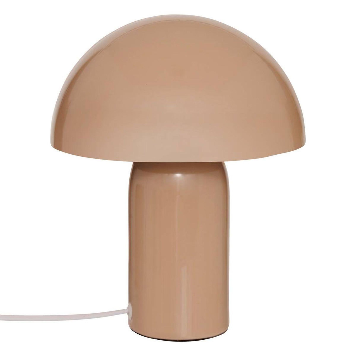 ATMOSPHERA Lampe champignon en métal LITO - D. 20 cm - Beige