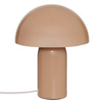 ATMOSPHERA Lampe champignon en métal LITO - D. 20 cm - Beige