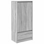 Voir la diapositive 2 : VIDAXL Armoire tiroir sonoma gris 55,5x34x119,5 cm bois d'ingenierie