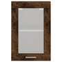Voir la diapositive 5 : VIDAXL Armoire en verre suspendue Chene fume 40x31x60 cm