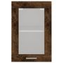 Voir la diapositive 5 : VIDAXL Armoire en verre suspendue Chene fume 40x31x60 cm