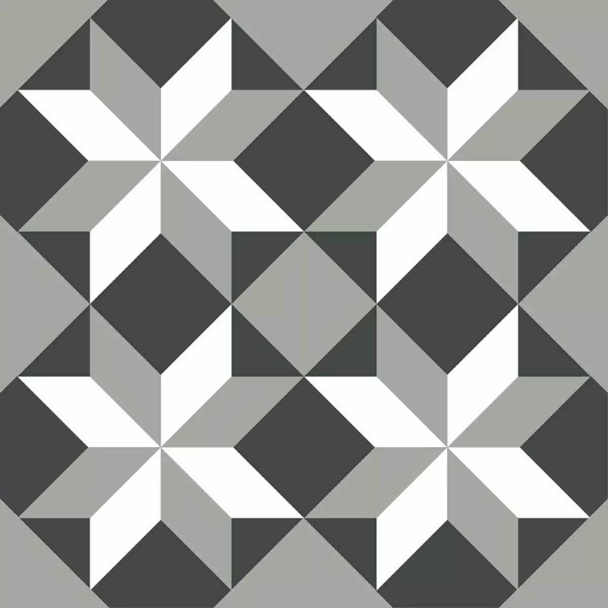  Stickers carrelage 15 x 15 cm - Étoiles géométriques