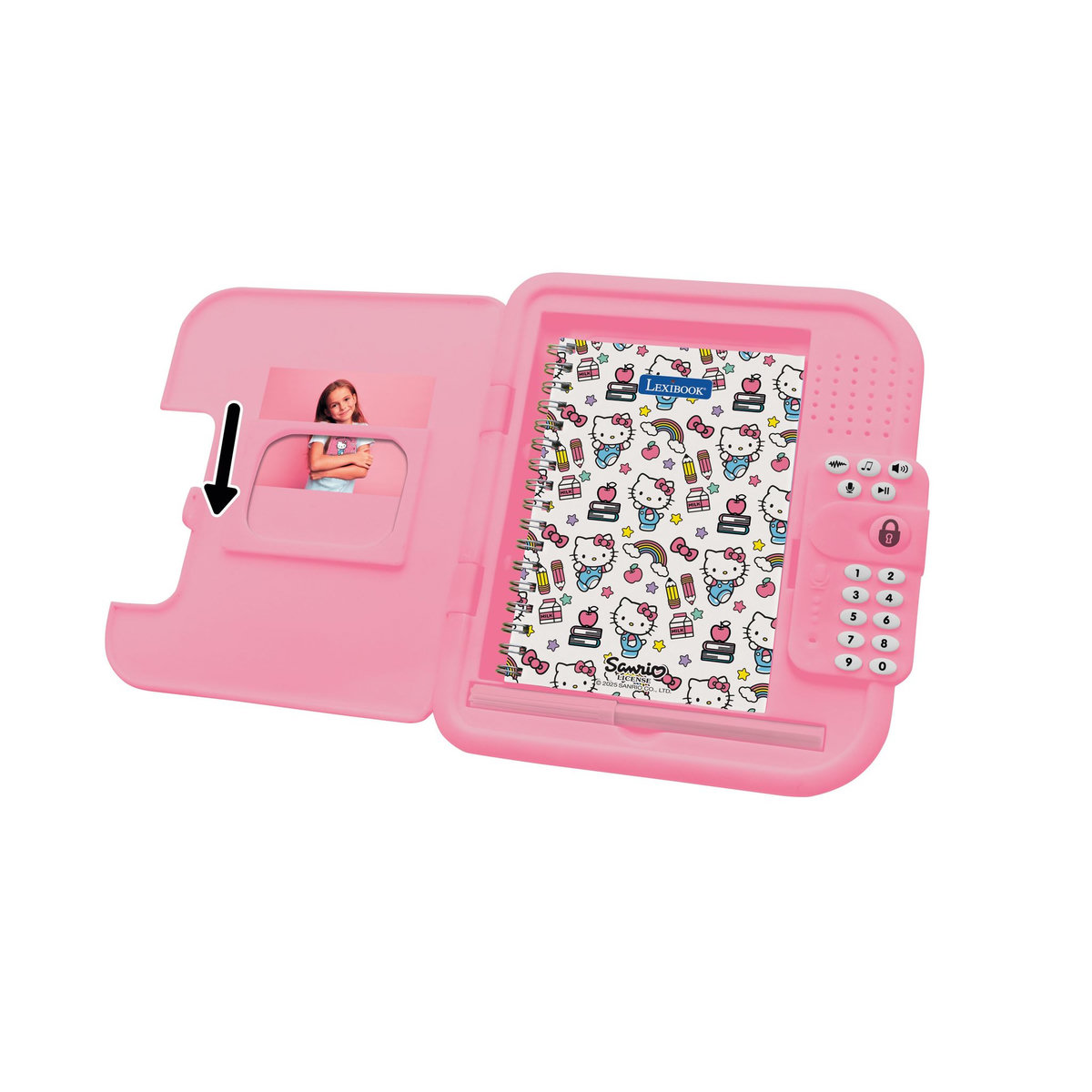 Lexibook Journal intime électronique avec coffre-fort Hello Kitty