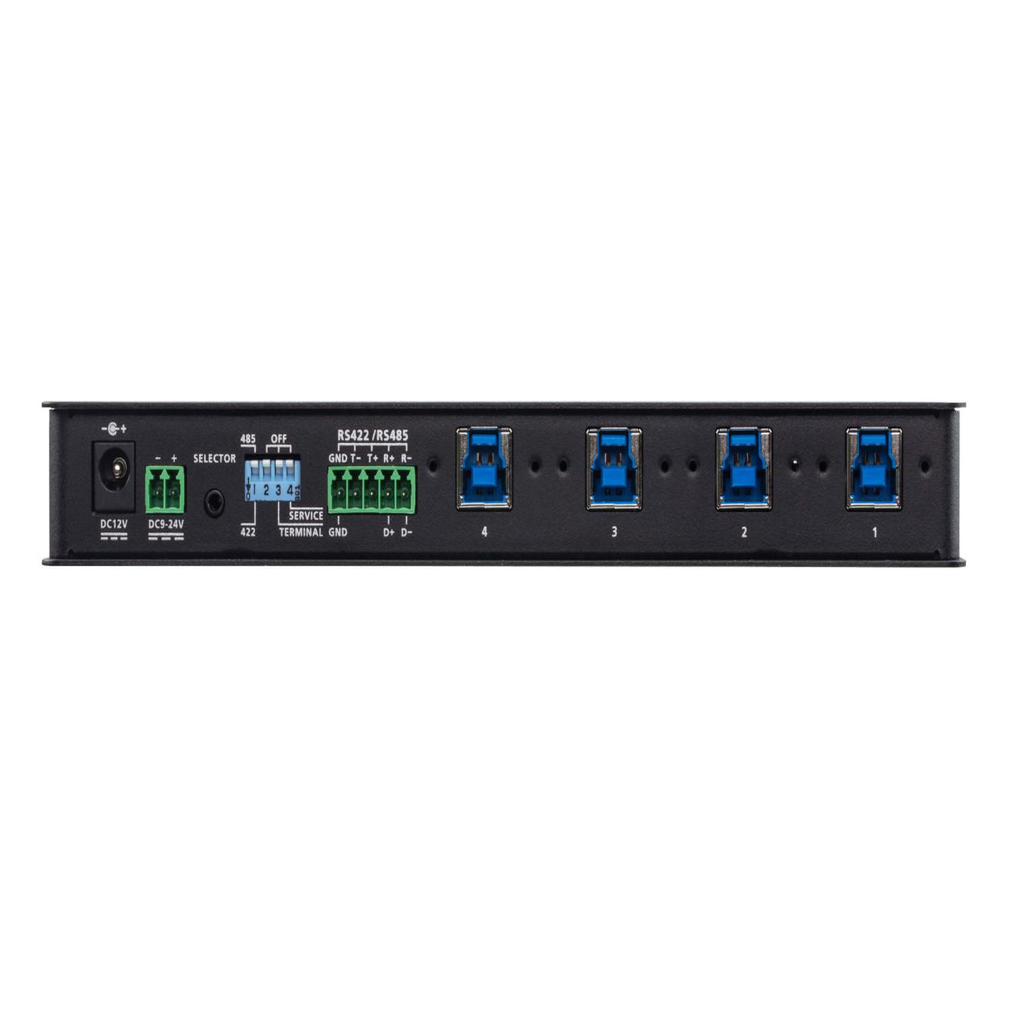 Voir la diapositive 3 : Aten Aten commutateur de hub industriel usb 3.2 gen1 4 x 4