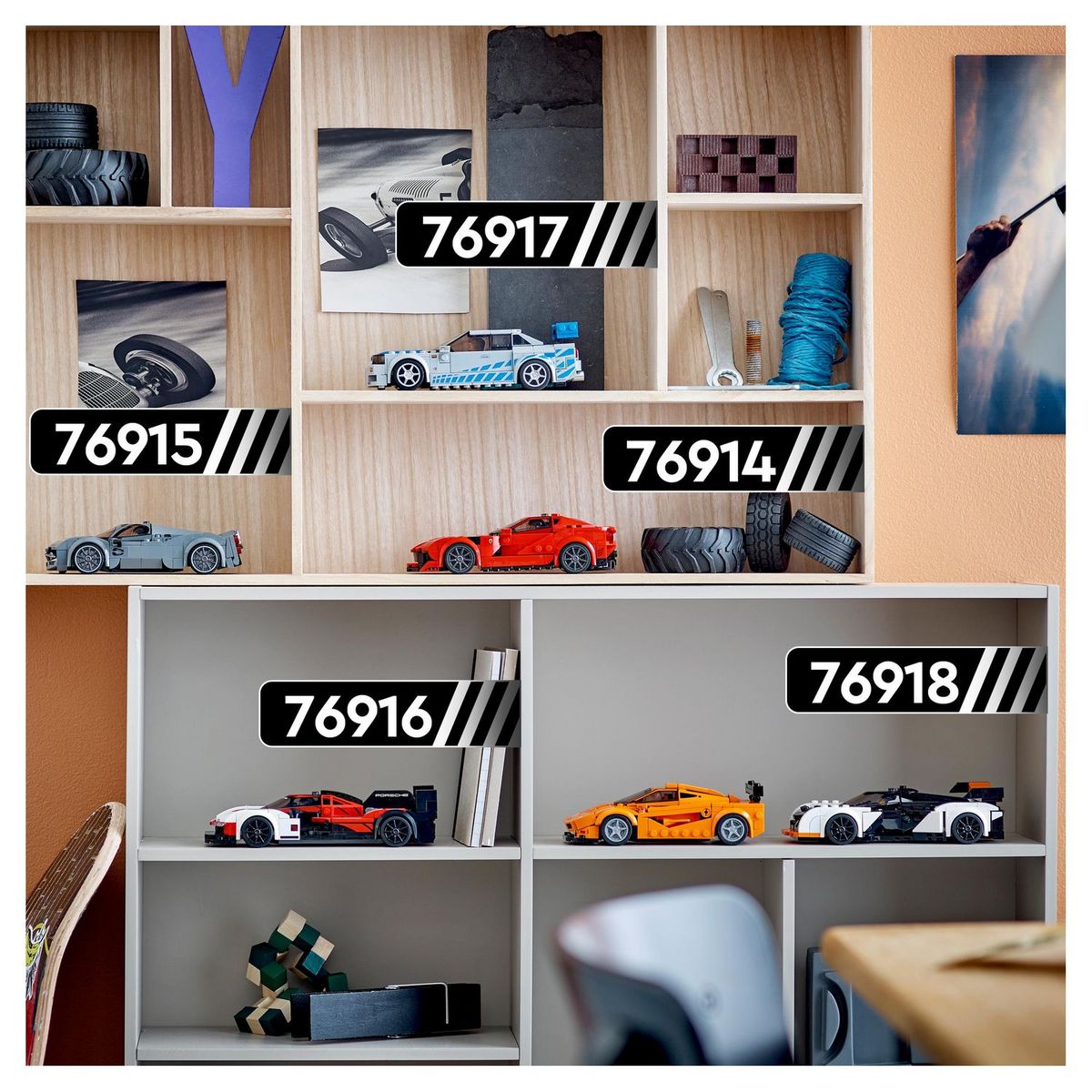 LEGO Speed Champions 76914 - Ferrari 812 Competizione, Kit de Maquette de Voiture de Sport, Série 2023, Set de Véhicule à Collectionner