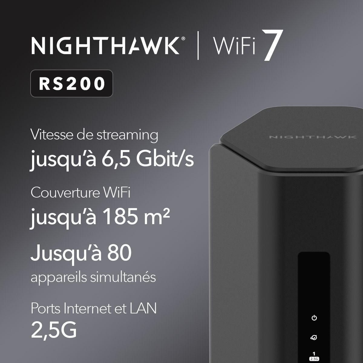 Netgear Routeur Wifi WiFi 7 BE6500