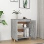 Voir la diapositive 3 : VIDAXL Buffet avec pieds en bois Gris beton bois d'ingenierie