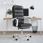 Voir la diapositive 1 : VIDAXL Fauteuil inclinable de bureau Noir Similicuir