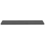 Voir la diapositive 4 : VIDAXL Etageres murales flottantes 2 pcs gris brillant 120x23,5x3,8 cm