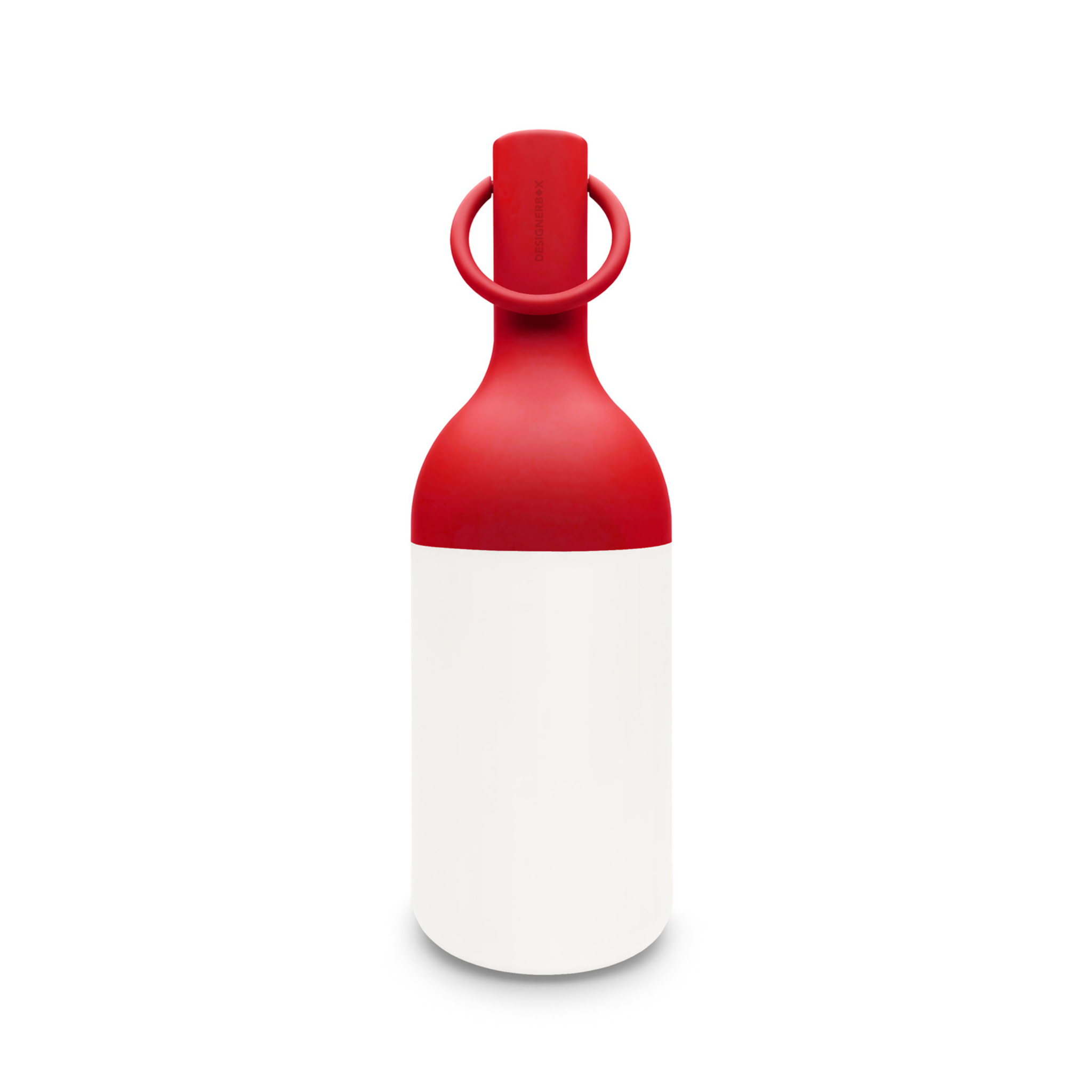 MAISON PAVANE Petite lampe nomade en plastique rouge-Elo