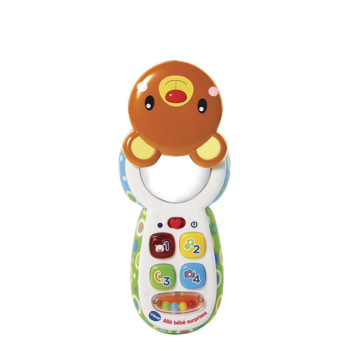 VTECH Téléphone Allo bébé surprises brun - Dès 12 mois