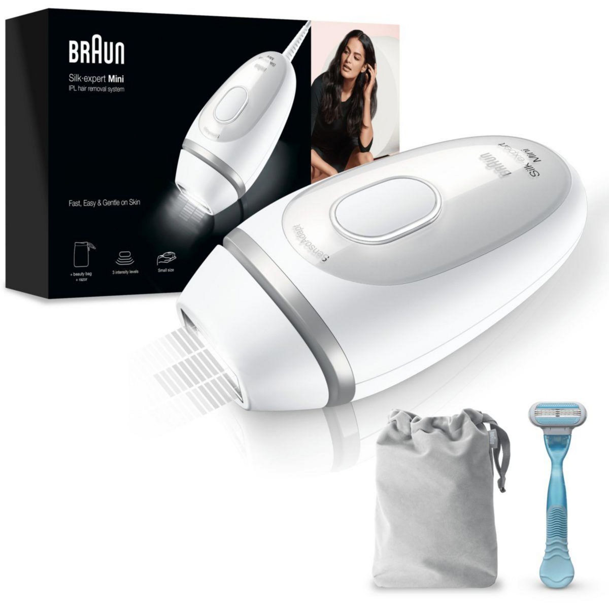 BRAUN Epilateur lumière pulsée Silk Expert Mini IPL PL1124