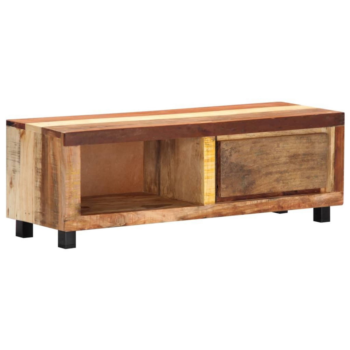 VIDAXL Meuble TV 100x30x33 cm Bois de recuperation massif