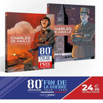 CHARLES DE GAULLE TOMES 2 ET 3 : 80 ANS DE LA GUERRE 39/45. PACK EN DEUX VOLUMES. TOME 2, 1939-1940 : L'HOMME QUI A DIT NON ; TOME 3, 1944-1945 : L'HEURE DE VERITE, Plumail Claude