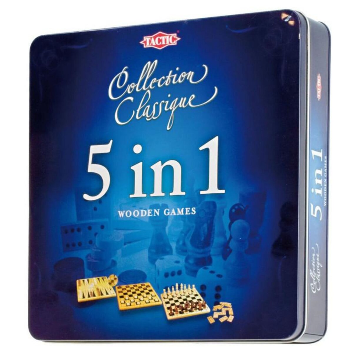 Tactic TACTIC Wooden Games, 5in1
