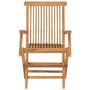 Voir la diapositive 3 : VIDAXL Chaises de jardin pliables lot de 2 Bois de teck massif
