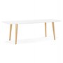 Voir la diapositive 1 : Paris Prix Table de Repas Extensible  Antark  120-270cm Blanc