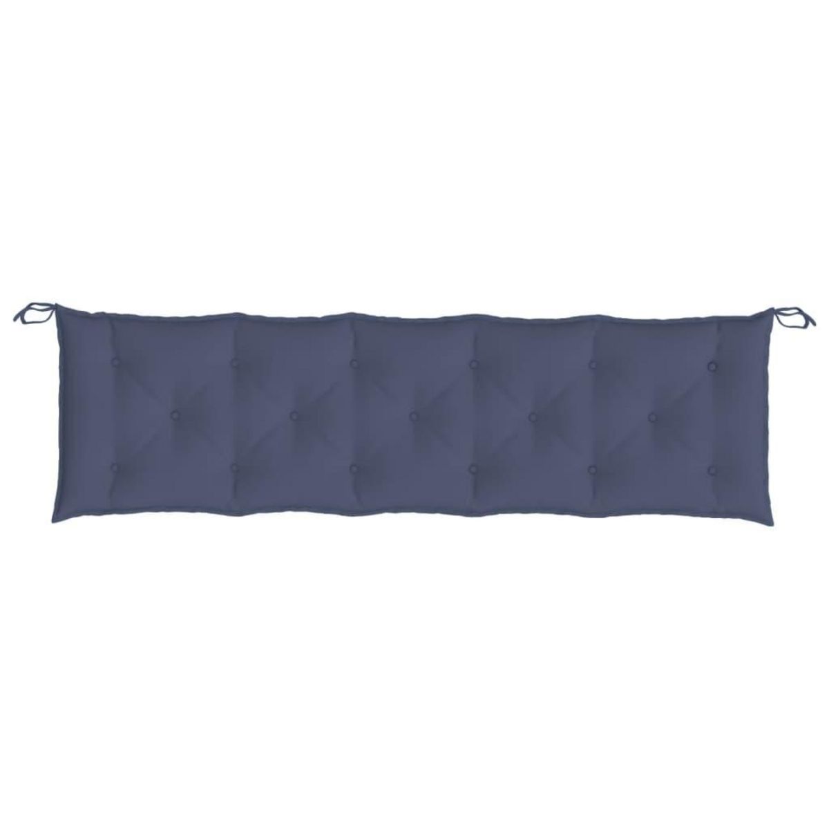 VIDAXL Coussin de banc de jardin bleu marine 180x50x7 cm tissu oxford