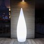 Voir la diapositive 5 : Lumisky Lampadaire ext filaire CLASSY Blanc Polyéthylène H120CM