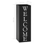 Voir la diapositive 6 : VIDAXL Porte parapluie Welcome Acier Noir