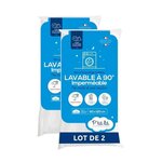 P'TIT LIT Lot de 2 Proteges matelas Bébé - 60x120 cm - Alese Imperméable et Micro Respirante - Lavable a 90°C - Souple et Silencieux