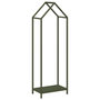 Voir la diapositive 2 : VIDAXL Portant de bois chauffage vert olive 40x25x120 cm