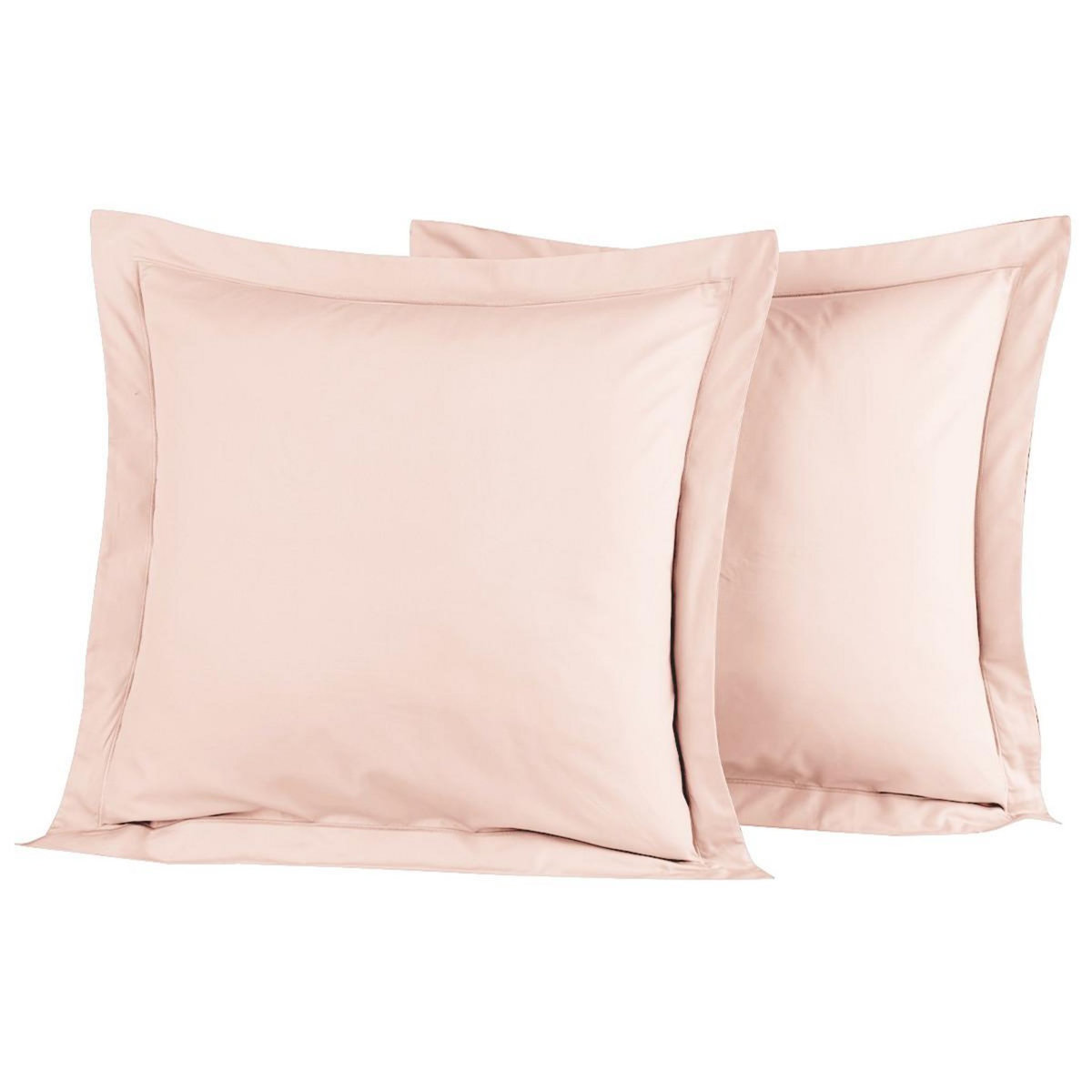 Sensei Maison Lot de 2 taies d'oreiller en percale de coton SOFT PERCALE