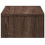Voir la diapositive 6 : VIDAXL Support de moniteur avec tiroirs chêne marron bois d ingénierie