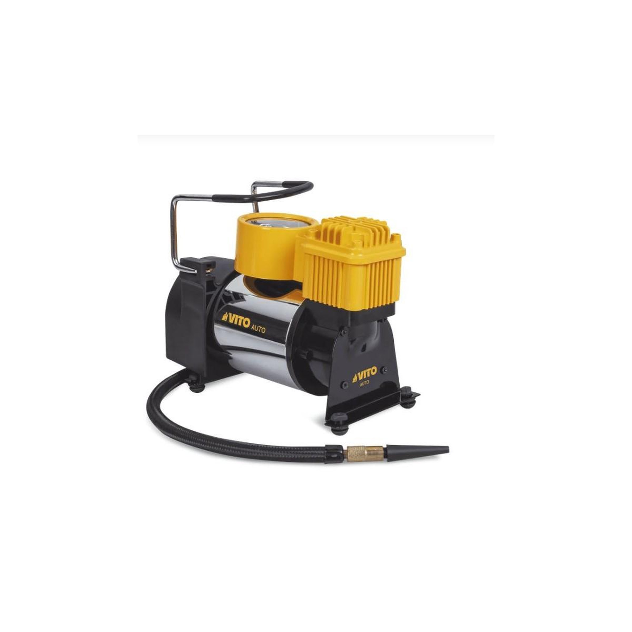 Voir la diapositive 5 : VITO Compresseur portable 140w 10 bar 115psi multi fonctions 35l/min accessoires et sac vito