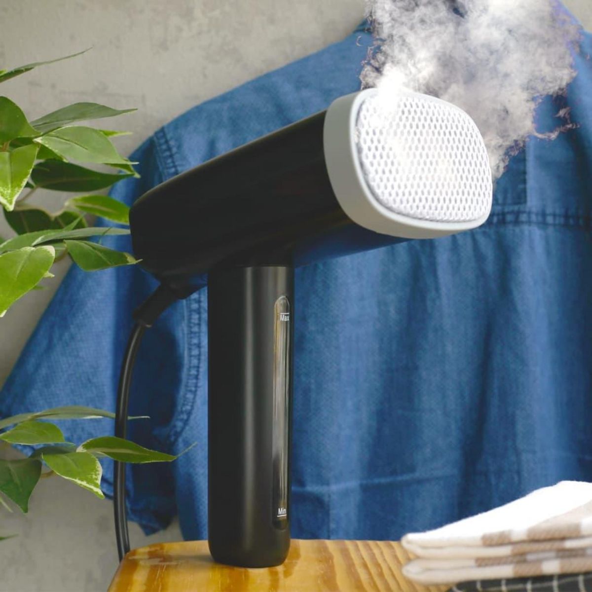 LIVOO Livoo Defroisseur a vapeur compact 800 W Noir et blanc