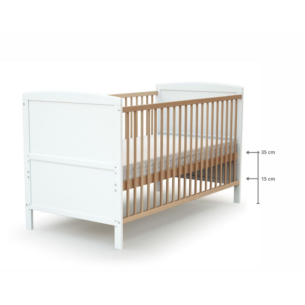 AT4 Lit bébé évolutif ESSENTIEL en bois